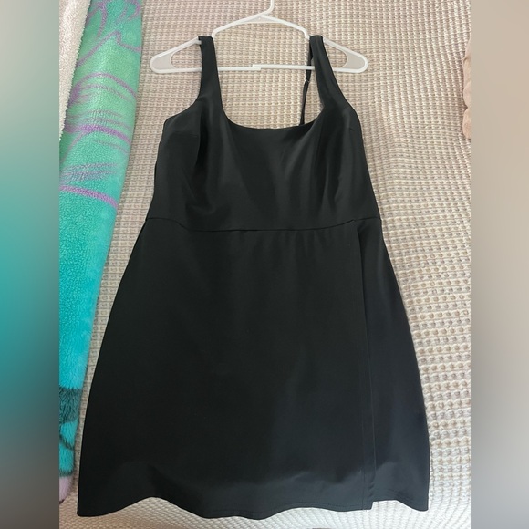 Abercrombie & Fitch Women’s Black Traveler Wrap Mini Athletic Dress - Picture 5 of 6